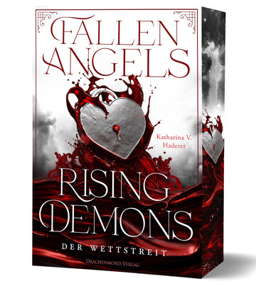 Das Cover zeigt mittig ein metallenes Schloss in Herzform, welches in einen See aus rotem Blut zu fallen scheint. Im Hintergrund ist ein grau-weißer Wolkenhimmel. Der erste Teil des Titels steht in Rot im oberen Teil des Covers und der zweite Teil in weißer Schrift im unteren Teil.